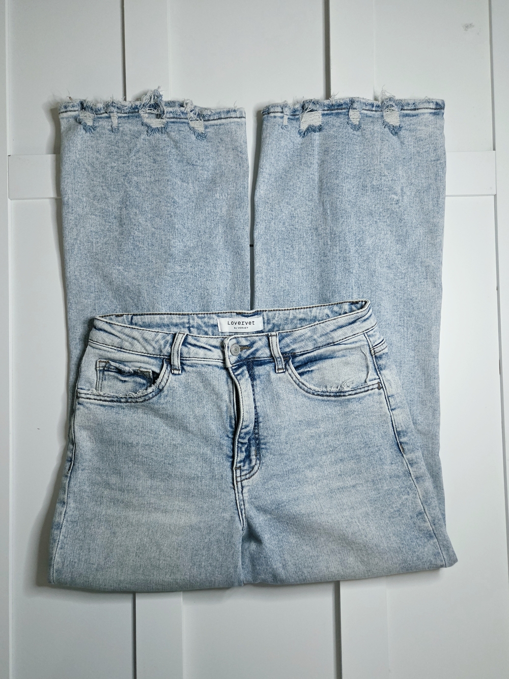 ✨ LOVERVET by Vervet "Outdone" High Rise Wide Leg Jeans Sz 29/9 EUC ✨ #0484